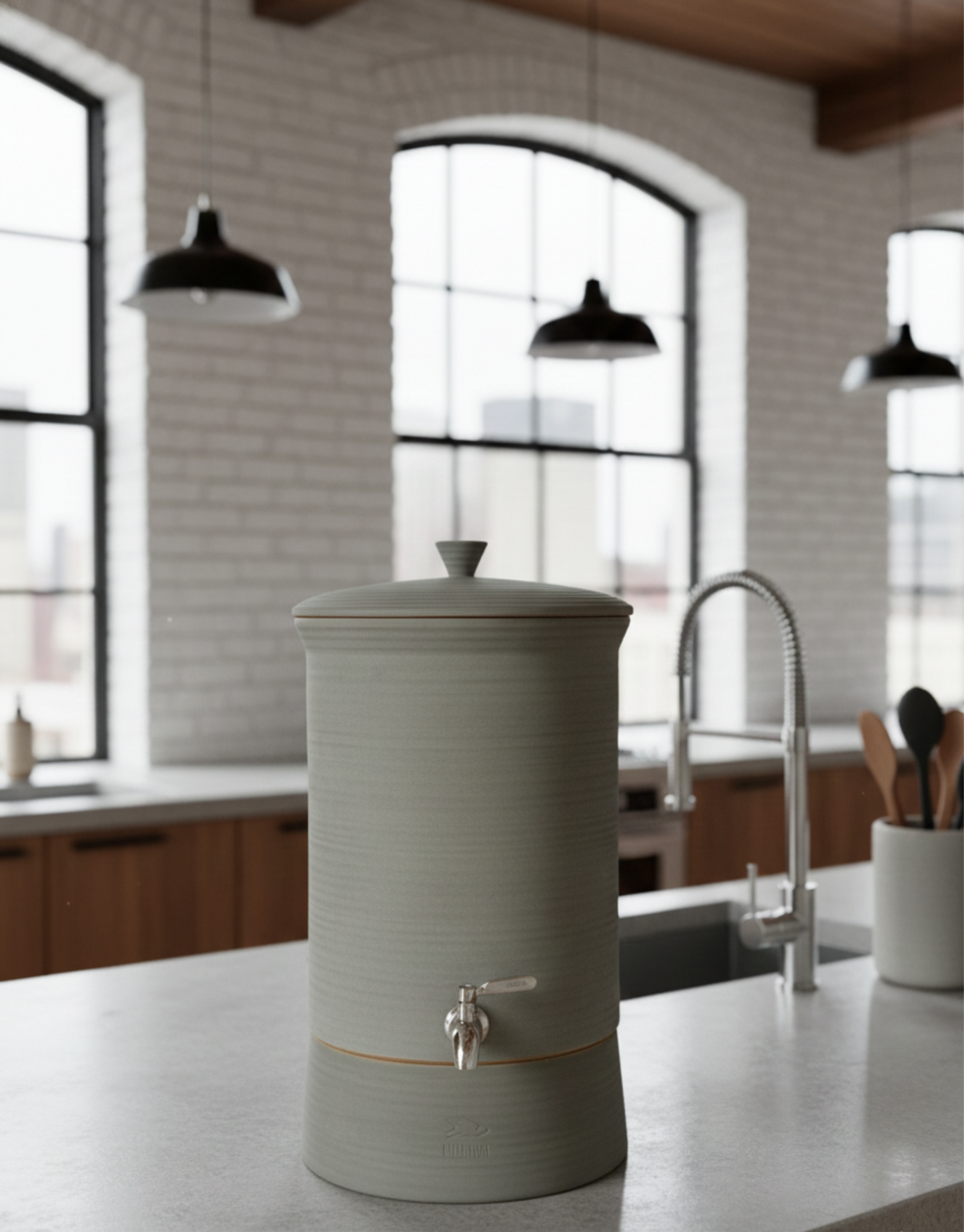 Filtro de agua cerámico ( gris ) 10 L