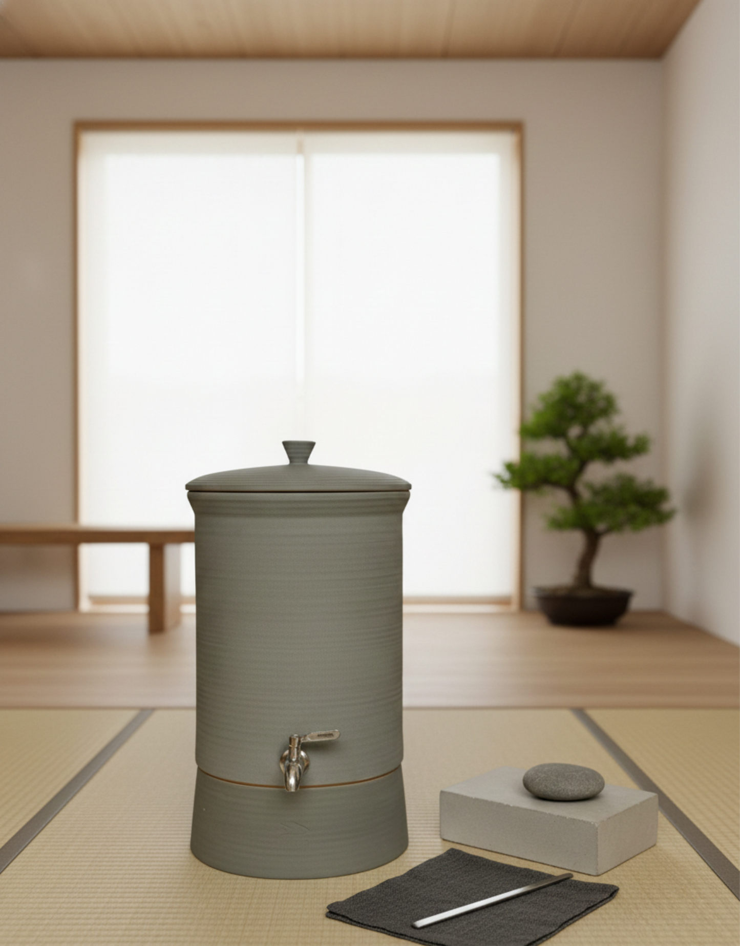 Filtro de agua cerámico ( gris ) 10 L